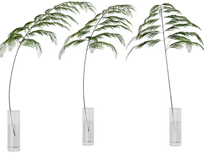 现代花瓶树枝摆件