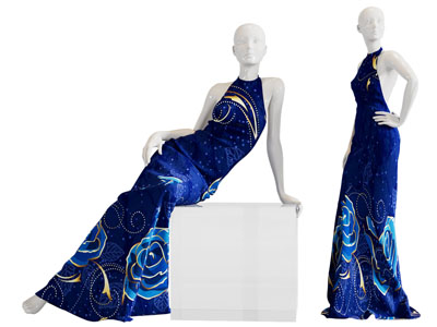 现代服装模特3d模型 现代服装模特