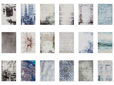 现代长方形地毯3d模型 现代长方形地毯