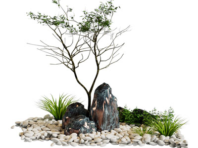 新中式石头假山景观园艺小品