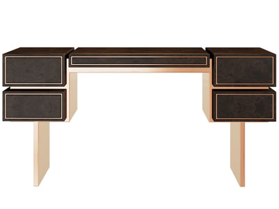 现代轻奢化妆、梳妆台3d模型 现代轻奢化妆、梳妆台