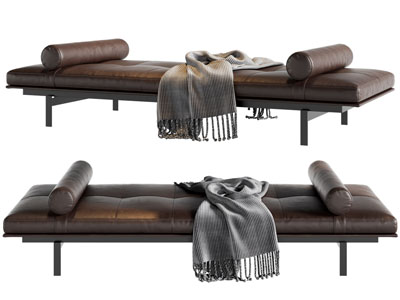 现代长方形沙发凳子