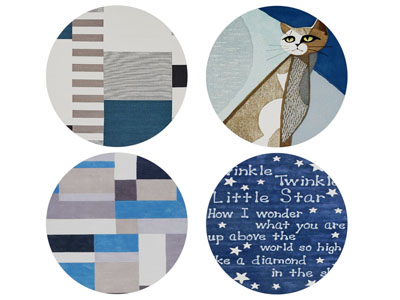 现代儿童圆形地毯3d模型 现代儿童圆形地毯