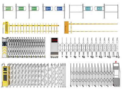 现代遥控伸缩门、收费杆