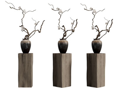 新中式陶瓷花瓶花卉摆件