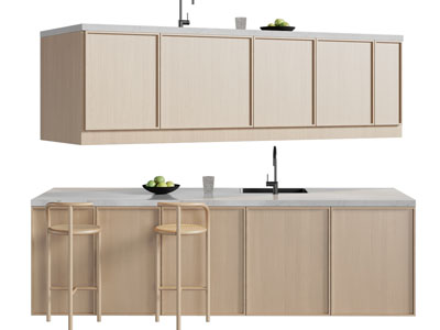 现代水吧台、吧椅