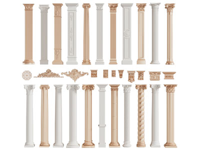 欧式雕花柱托、罗马柱子