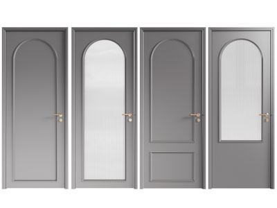 法式单扇平开门