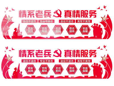 现代党建文化宣传背景墙