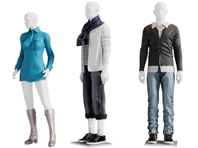 现代男人、女人人物3d模型 现代男人、女人人物