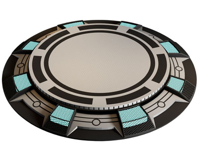 现代科幻设备、传送基座3d模型 现代科幻设备、传送基座