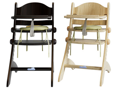 现代实木婴儿椅子、儿童椅子