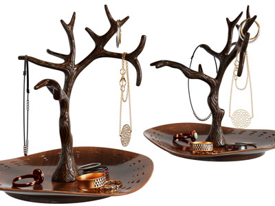 现代首饰收纳架、展架