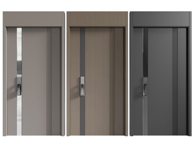 现代入户平开门