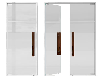 现代单扇、双扇平开门