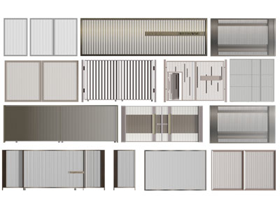 新中式镂空铁艺大门
