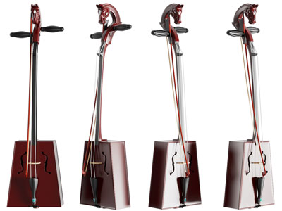 中式民族乐器马头琴3d模型 中式民族乐器马头琴