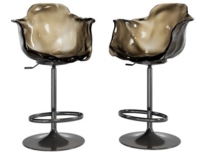 现代创意亚克力吧椅