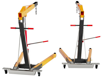 现代迷你起重机、吊装机、液压车、装卸车辆