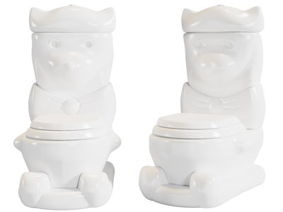 现代儿童卡通造的坐便器、马桶