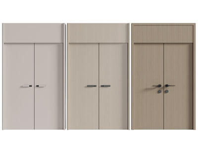 现代双扇平开门