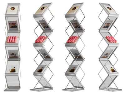 现代可折叠杂志收纳架