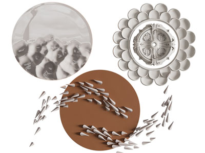 新中式立体墙饰挂件