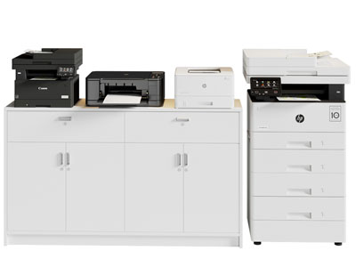 现代办公电器、台式、立式打印机3d模型 现代办公电器、台式、立式打印机