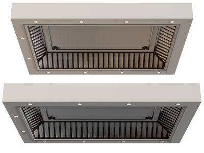 新中式长方形天花吊顶