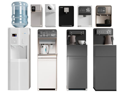 现代饮水机、直饮机、茶吧机3d模型 现代饮水机、直饮机、茶吧机