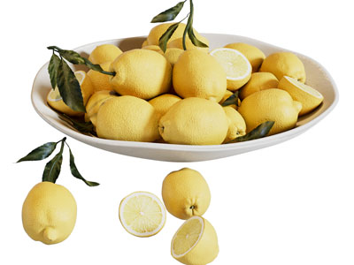 现代果盘柠檬水果