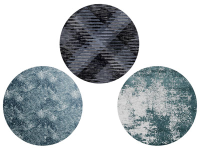 现代圆形地毯3d模型 现代圆形地毯