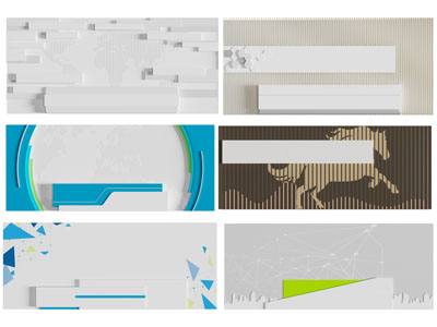 现代企业文化墙、背景墙