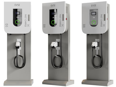 现代新能源汽车充电桩3d模型 现代新能源汽车充电桩