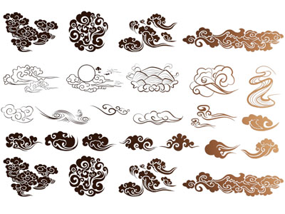 新中式祥云墙饰挂件