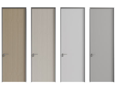 现代单扇平开门