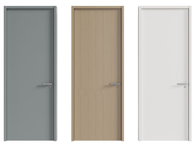 现代单扇平开门