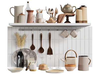 北欧调味瓶、刀叉茶具杯子厨具组合