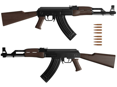 现代狙击枪、枪支武器、子弹3d模型 现代狙击枪、枪支武器、子弹