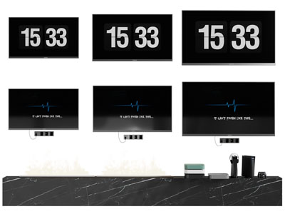 现代电视机3d模型 现代电视机