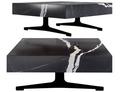 现代方形茶几3d模型 现代方形茶几