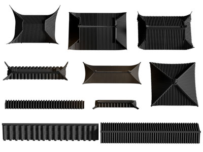 新中式屋檐建筑构件