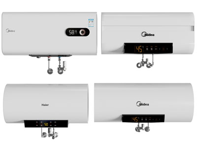 现代壁挂式电热水器3d模型 现代壁挂式电热水器