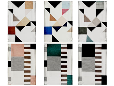 现代几何图案的长方形地毯3d模型 现代几何图案的长方形地毯