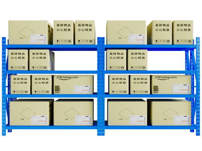 现代仓库货架 金属可升降收纳架3d模型 现代仓库货架 金属可升降收纳架