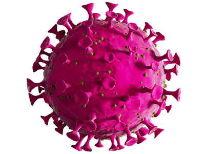 现代新冠病毒3d模型 现代新冠病毒