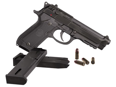 现代手枪 子弹 武器3d模型 现代手枪 子弹 武器