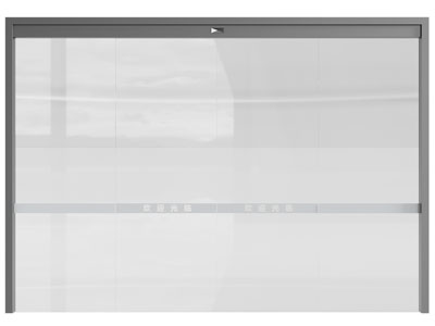 现代办公楼感应大门