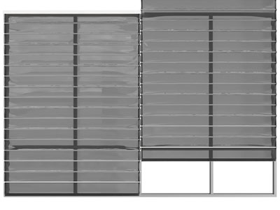 现代推拉窗户3d模型 现代推拉窗户