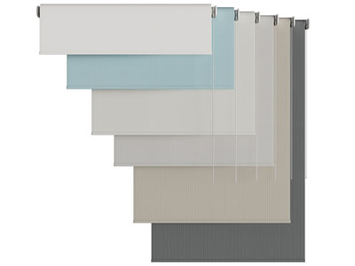 现代窗帘拉帘 卷帘 罗马帘3d模型 现代窗帘拉帘 卷帘 罗马帘